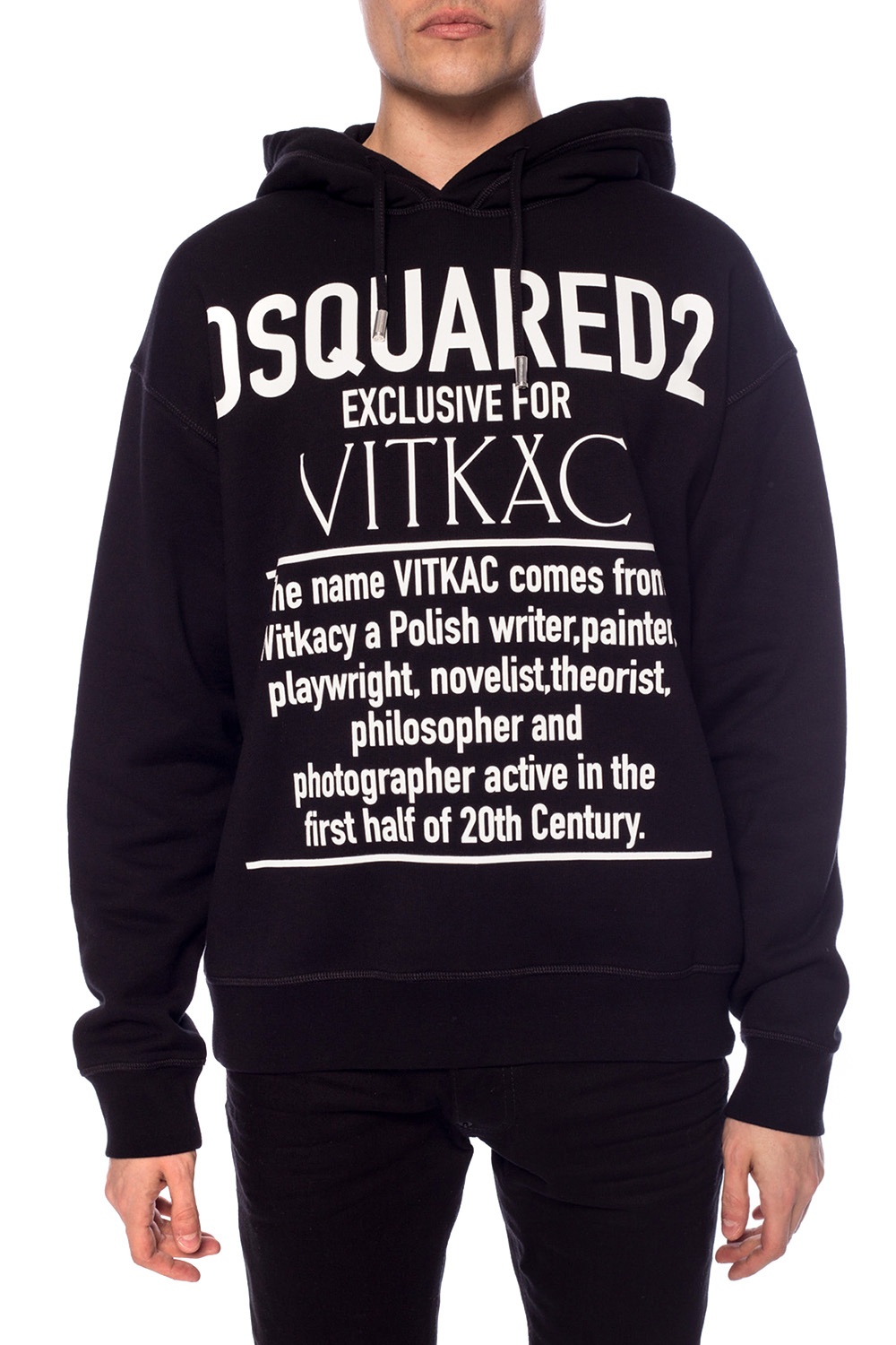 Dsquared2 'Emporio Armani two-tone hoodie